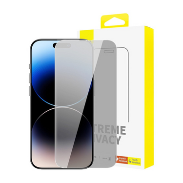 iPhone 14 Pro Max Privacy Protection Full-Coverage Tempered Glass Screen Protector - Ultra Thin & Flexible, Very Hard, HD Clarity, Long-Lasting Protection with Superb Adhesion
